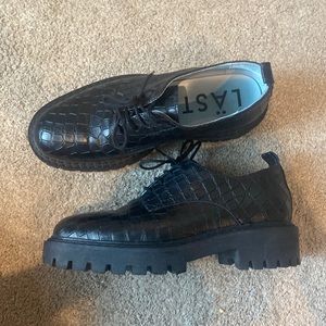LAST BLACK SCENE CHUNKY LOAFERS
